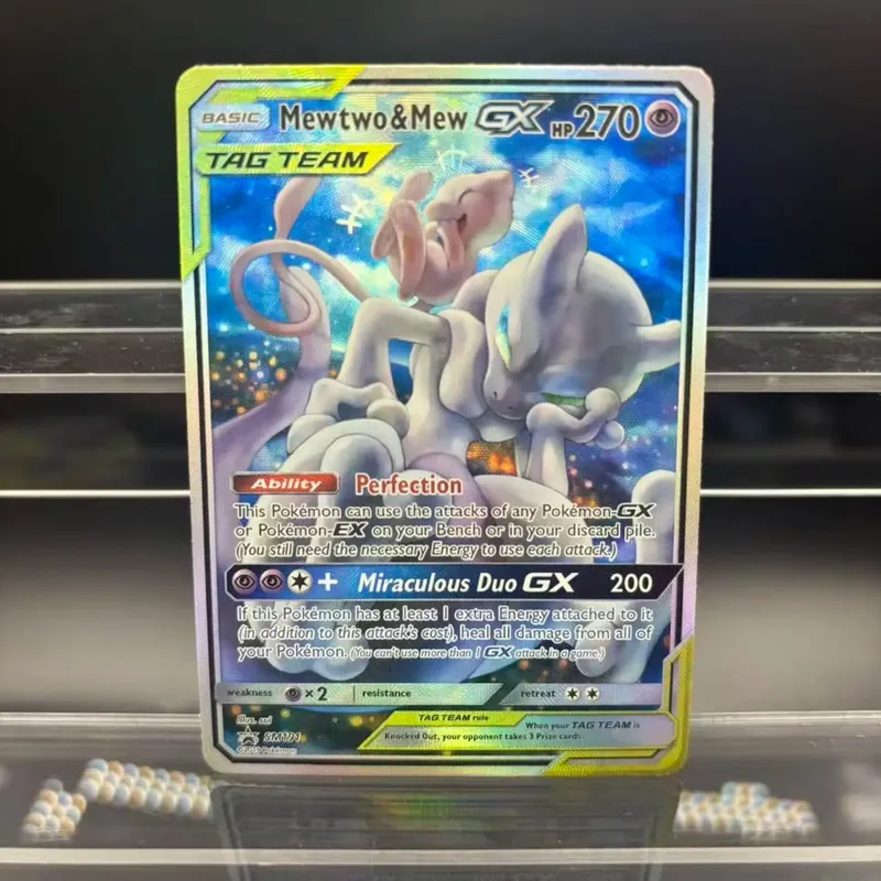 DIY Collection Cards Zekrom Umbreon Espeon Mewtwo GX EN Self Made Single Card Classic Game Anime Card Gift Toy — image 33