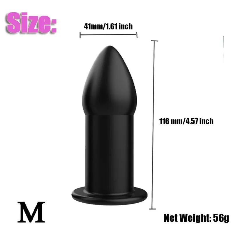 Hollow Anal Butt Plug Vaginal Dildo Speculum Peeking Vagina Expander Tunnel Anus Dilator Lavemang Vuxen Sexleksaker för kvinnor Gay Män — image 8