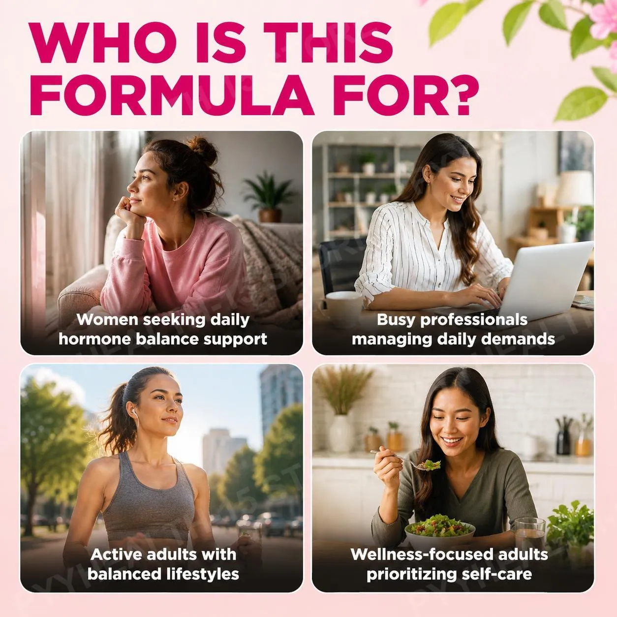 PMS Support Gummies with Chasteberry Vitex Dong Quai Vitamin B6 & Lemon Balm for Women's Monthly Wellness & Mood 60 Gummies — image 3
