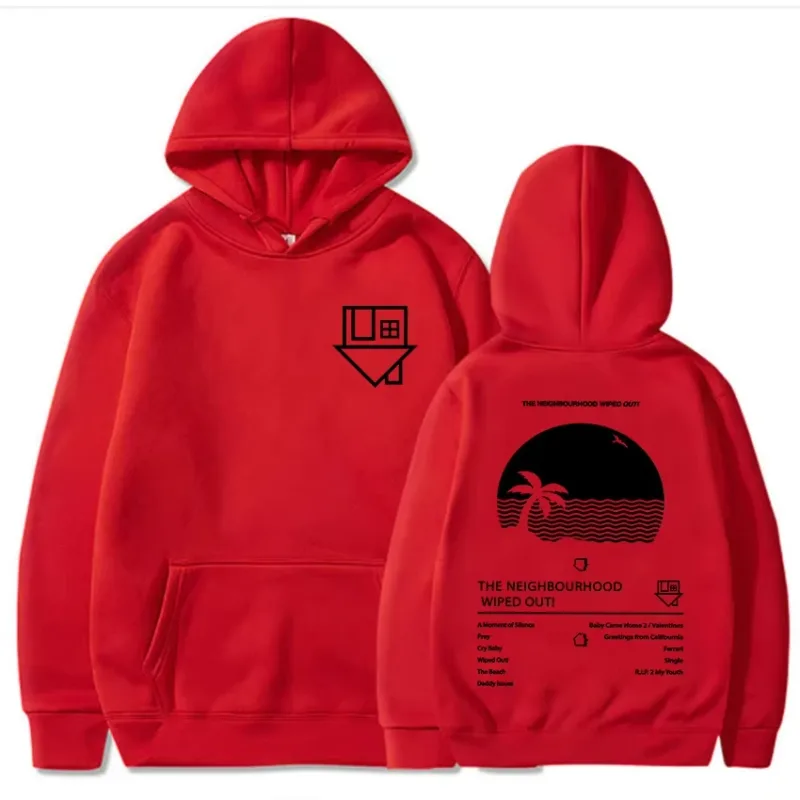 Album Wiped Out Printing Hoodies NBHD The Neighbourhood Band Sweatshirts LongSleeve Hooded Pullovers environmental protection — image 21