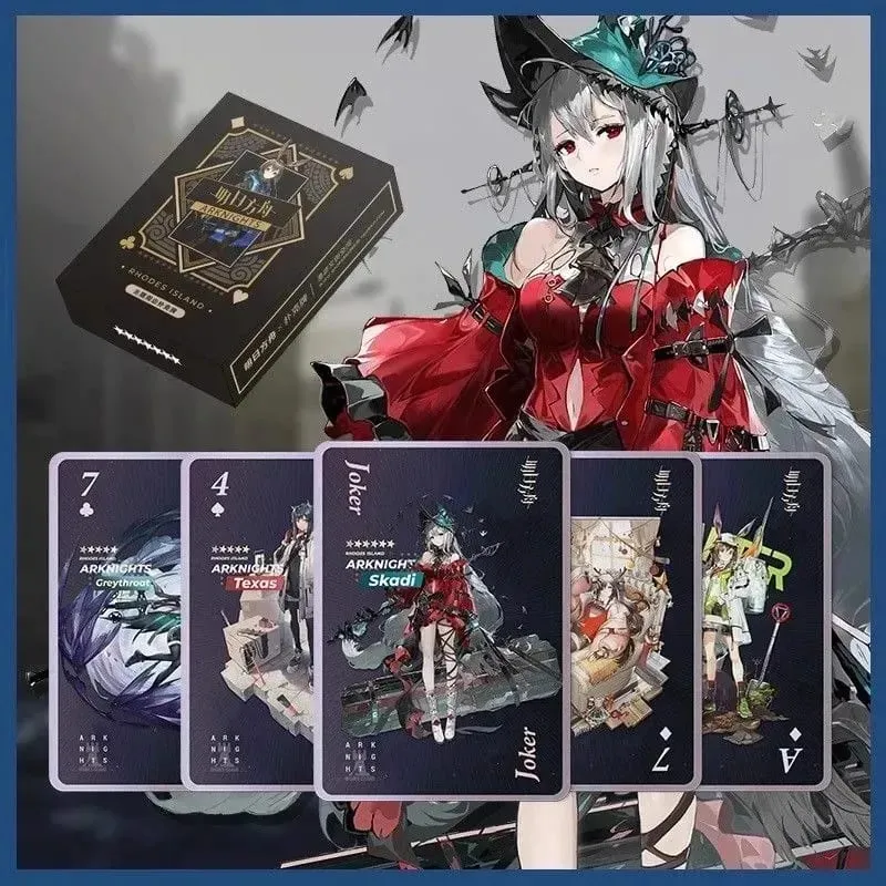 54PCS Arknights Game Character Poker Playing Cards Limited Edition Collectible Photo Fans Collection Gift — image 4