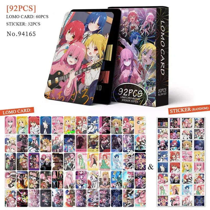 Tarjeta postal de Anime Attack on Titan Lomo, juguete Haikyuu boticario diarios Honkai Star Rail, tarjetas de colección con pegatinas de regalo — image 30