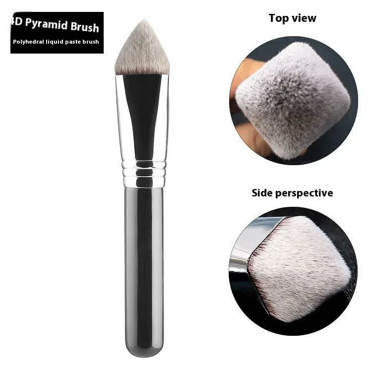 Makeup Kabuki Foundation Brush Luxury Single Pro Large Slant Triangle Square Tapered Vegan Cosmetic Brushes — image 8