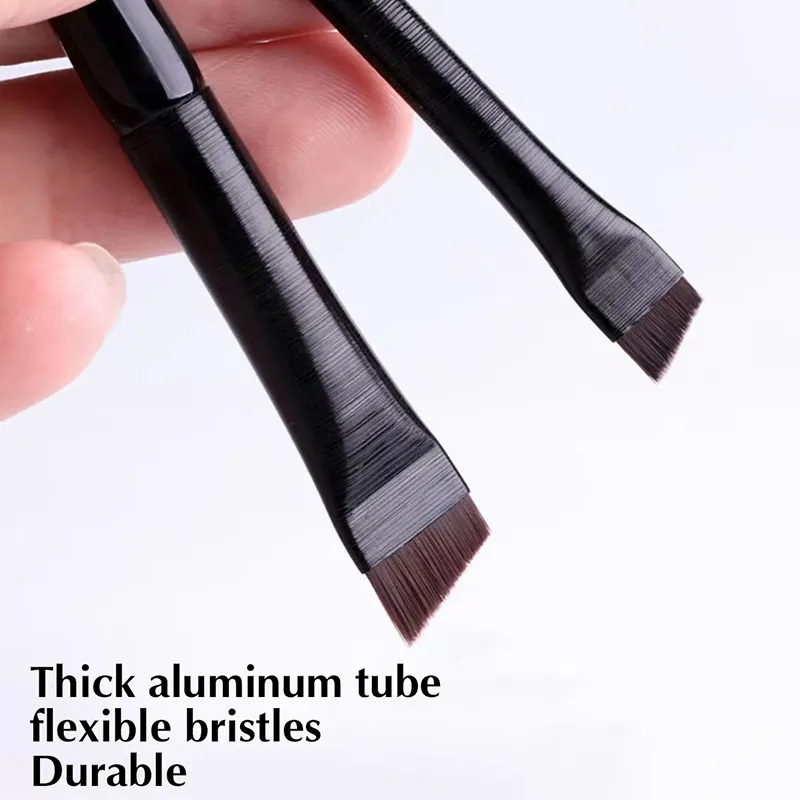●Brow Contour Makeup Brushes Eyebrow Eyeliner Brush Professional Super Thin Angled Liner Eye Brush Make Up Tools — image 4