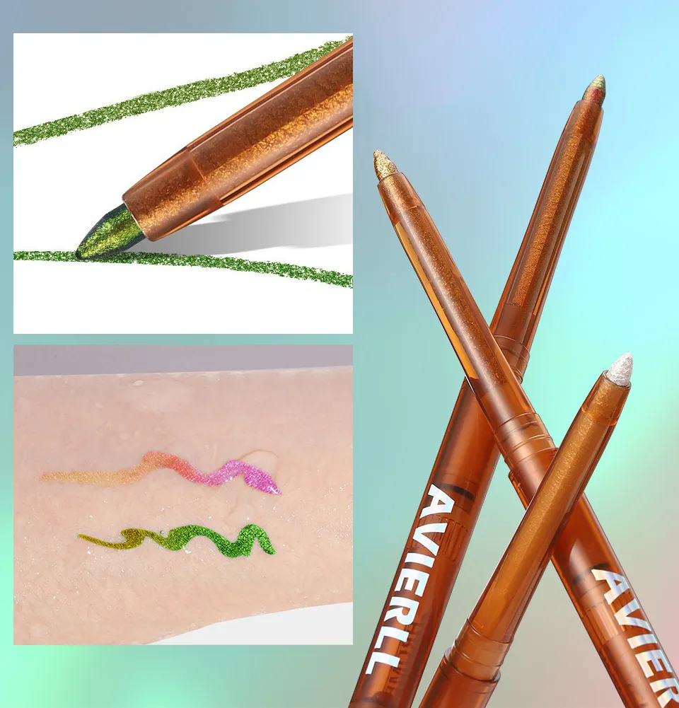 Chameleons Eyeliner Liquid Pearl Gloss Lesklá metalická linka na oční stíny Multi Chrome Color Aurora Eye Makeup Glitter Pigment — image 3