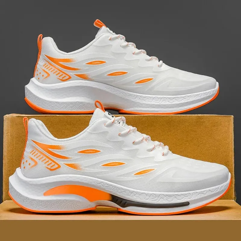 New Men's Mesh Breathable Casual Sneakers Soft Sole Non Slip Comfortable Outdoor Running Shoes Lightweight Men's Sports Shoes — image 9