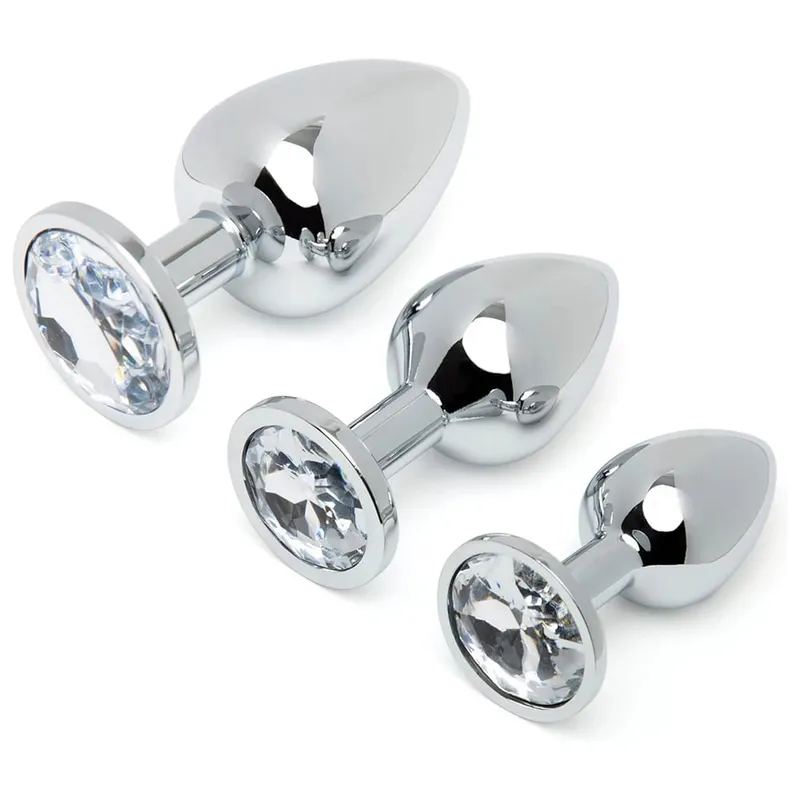 Metal Anal plug butt plug Sex Toys Butt Toys For Women Men Couples Adult Game Masturbator Anal Diamond 5 Size SM Adult Sex Toy — image 11