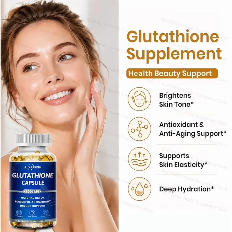 Liposomal Glutathione 1000 mg - Antioxidant at Immune Support Supplement - Detoxification at Liver Support — image 3