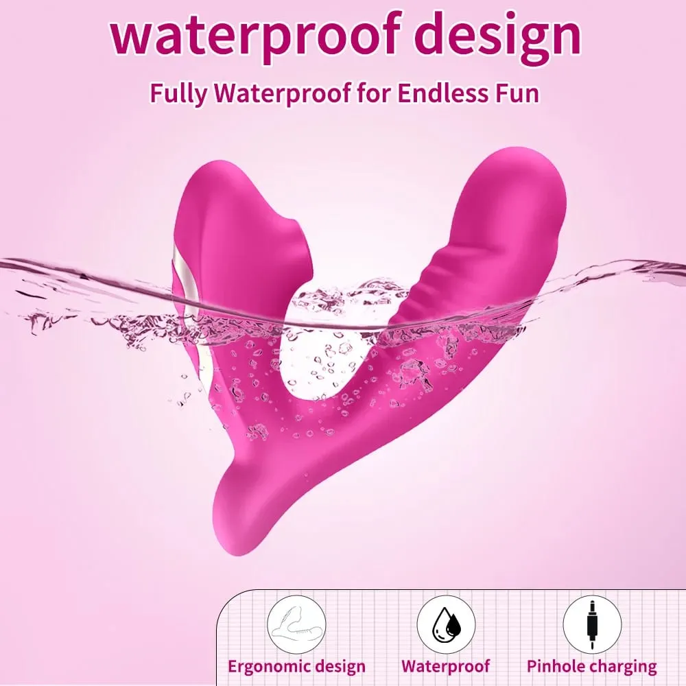 Vibrador de sucção 2 em 1 para mulheres, vagina, ponto g, 10 modos, massageador de clitóris, brinquedo sexual para mulheres, casal — image 4