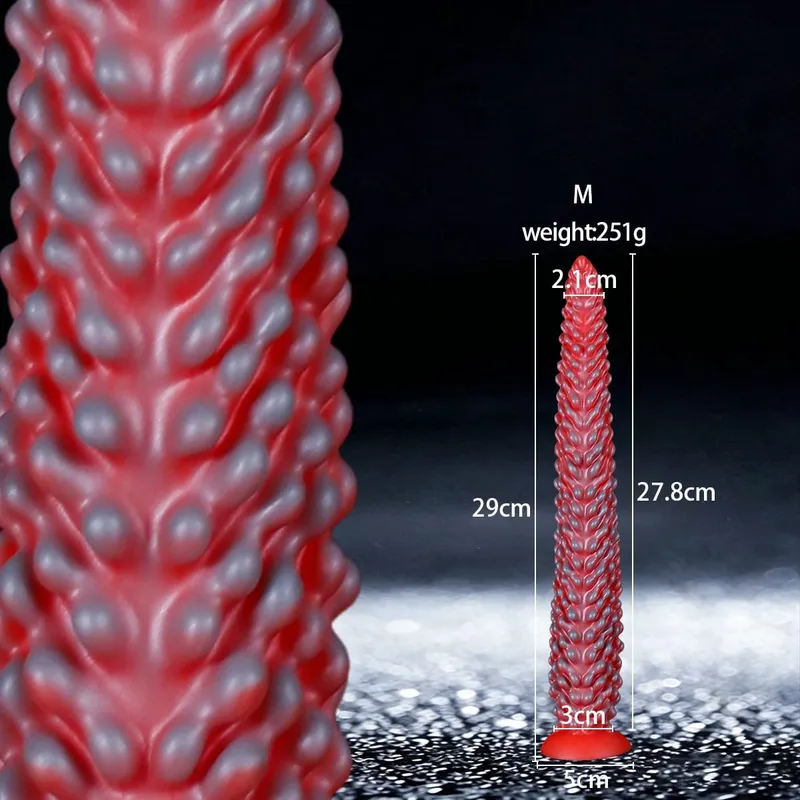 Huge Long Buttplug Monster Tentacle Silicone Anal Plug Dildo with Strong Suction Cup Clitoris Vagina Stimulation Adult Sex Toys — image 9