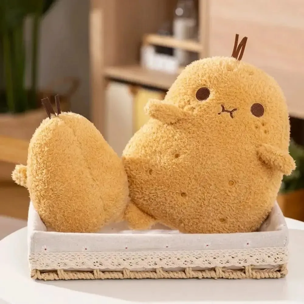 PP Bomuld Lille kartoffel Plys Dukke Fluffy Blød Sjov Mad Plys Dukke Tegnefilm Plys fyldt Plant Spud Pudepude