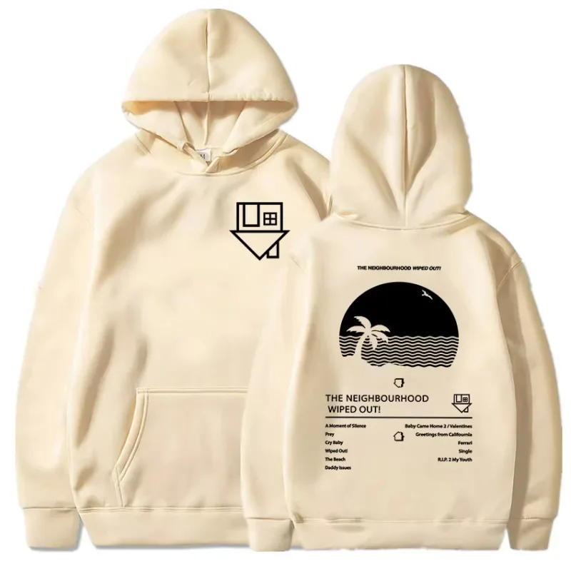 Album Wiped Out Printing Hoodies NBHD The Neighbourhood Band Sweatshirts LongSleeve Hooded Pullovers environmental protection — image 17