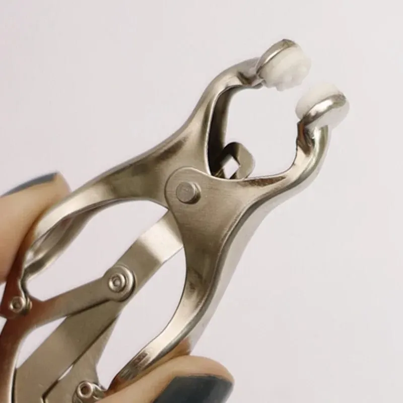 Metal Nipple Clamps with Chain Breast Stimulator Fetishism Erotic Sex Toy For Couple Men and Women — image 8