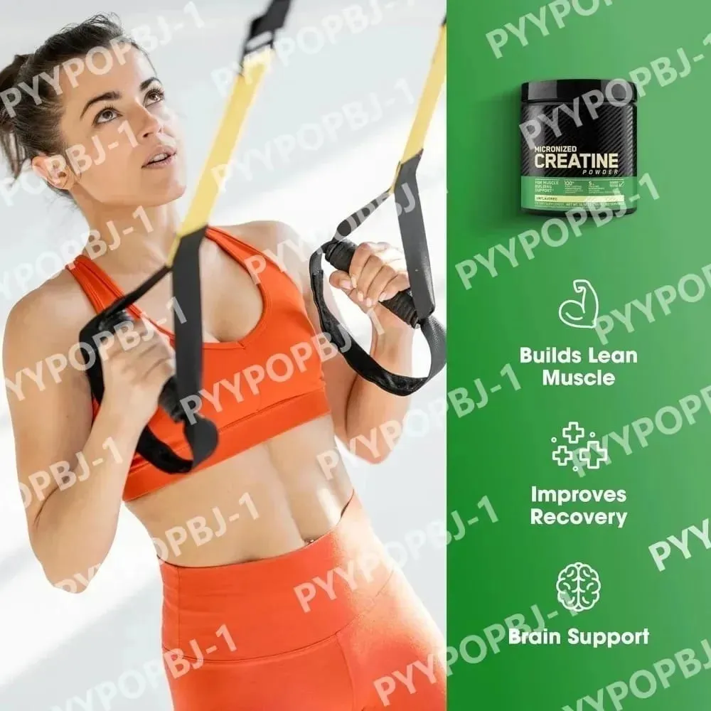 Creatina monohidratada em pó 300g, suporte para força, desempenho muscular, bebidas esportivas, suporte para nutrição fitness — image 3