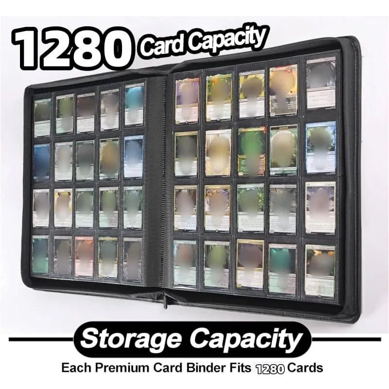 Premium 20 Pocket Card Binder –1280 Collection Binder Folder Card Album Card Holder Fit for TCG & Sports Cards. Collector's Drea — image 4