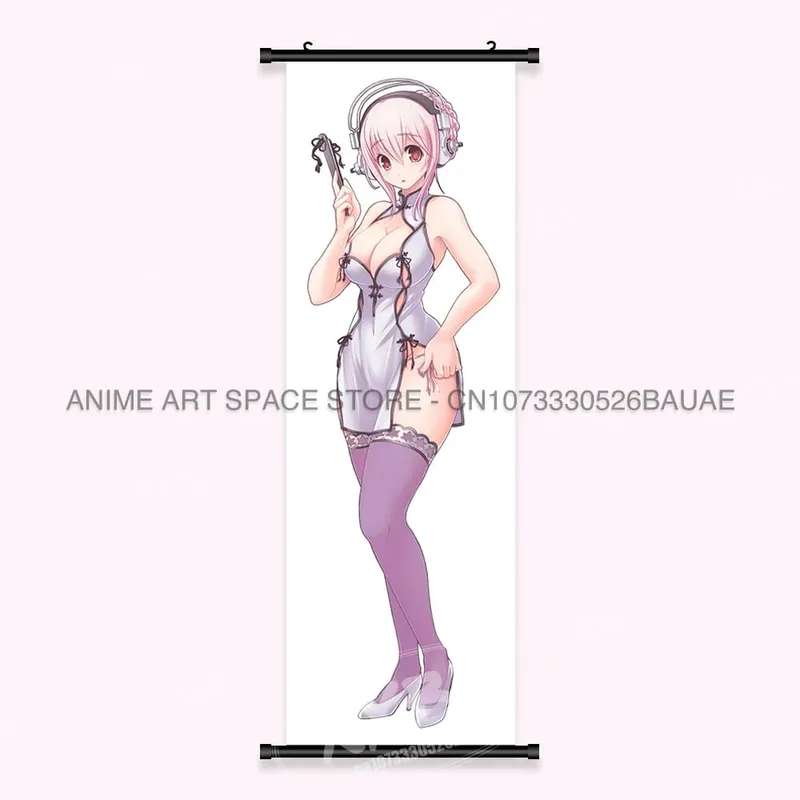 Video game Wall Artwork Canvas Scrolls Picture Anime Movie Role Poster Hanging Painting Print Home Decoration For SUPER SONICO — image 20