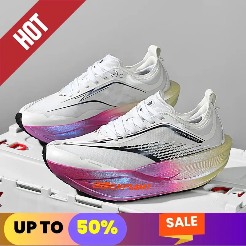Running Shoes Casual Carbon Board Marathon Men Sports Walking Breathable Women's Comfortable Athletic Nonskid Leisure Sneakers — image 2