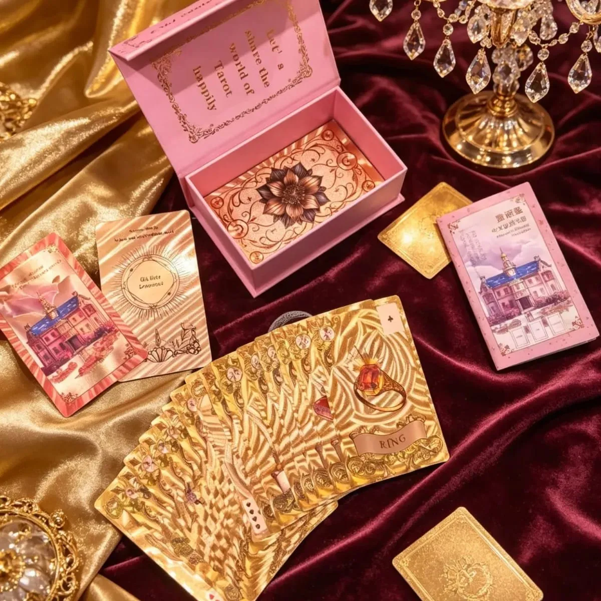 38Pcs Lenormand Oracle Cards in A Rigid Box Gold Foil Waterproof PET Oracle Cards for Divination & Fortune Telling 12*7cm — image 5