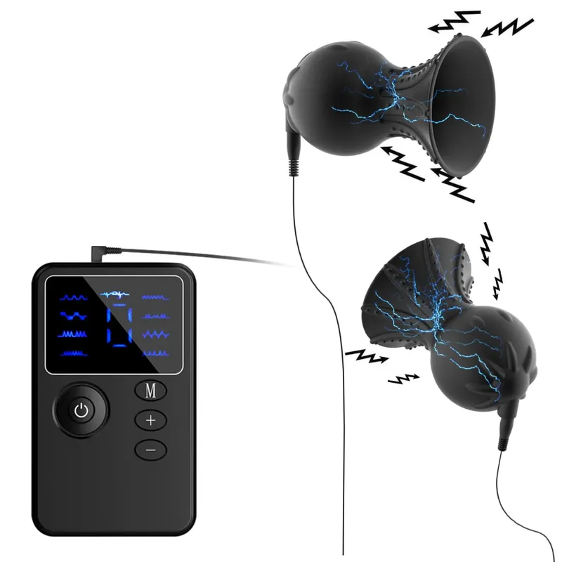 Electric Shocker Breast Pump Enlargement For Women Nipple Sucker Clitoris Suction Bondage E-stim Erotic Sex Toy Bdsm — image 15