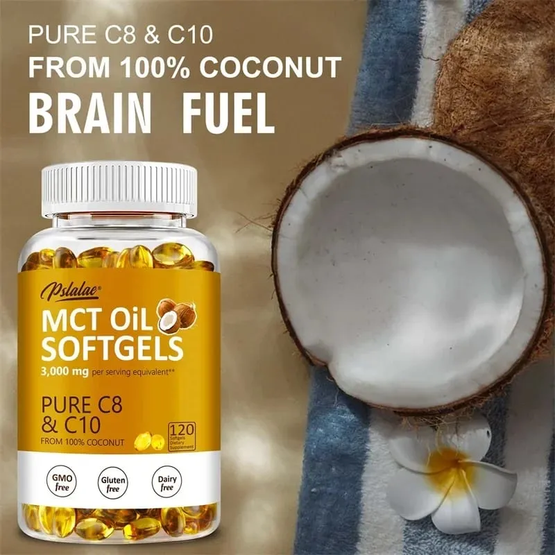 MCT Oil Softgels - Supports Energy Focus and Mental Clarity Weight Management Improves Digestion Brain Supplement — image 5