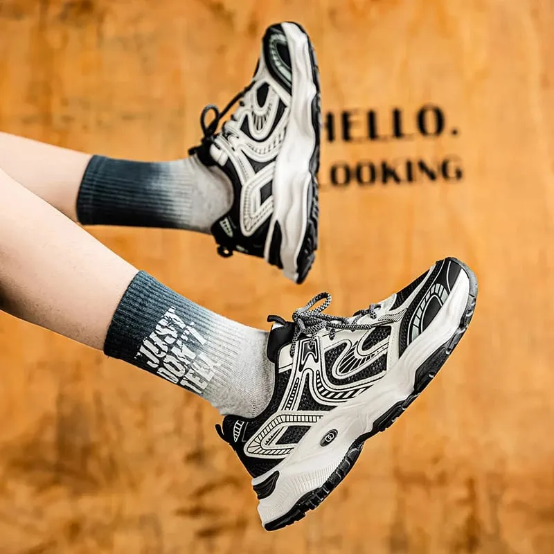 Men's casual sneakers spring summer new breathable soft-sole anti-slip outdoor running shoes fashion students speed sports shoes — image 6