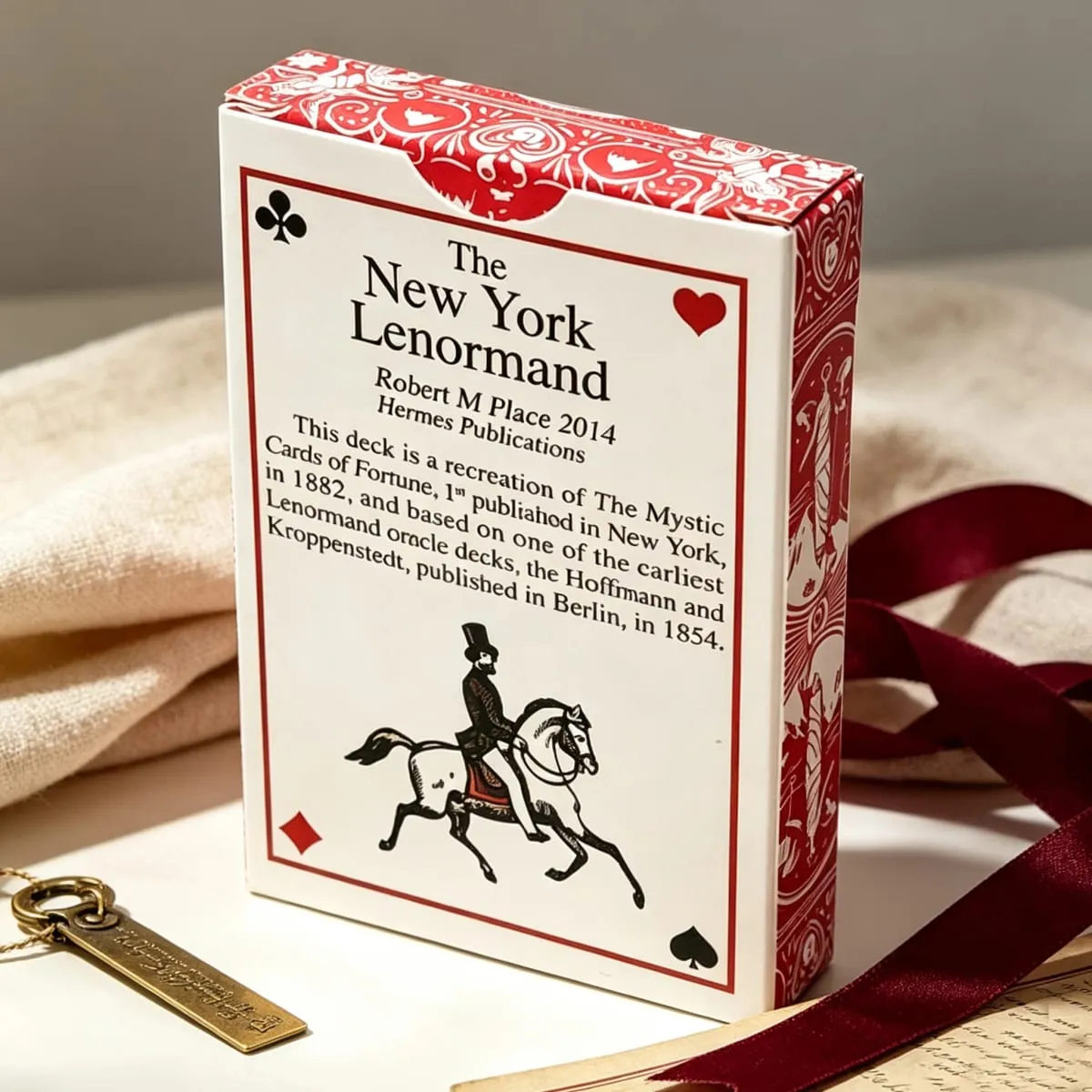 TheNew York Lenormand Deck – Historical 9*6cm 36-Card Divination Deck Vintage Style Cartomancy Cards Double-embossed — image 2