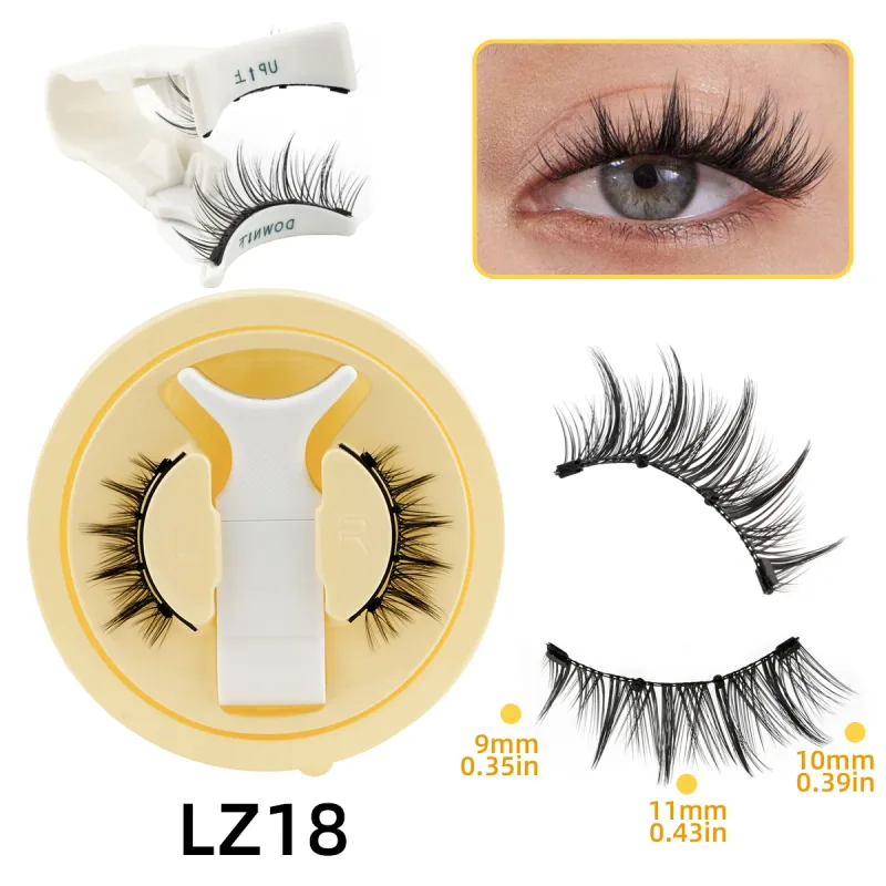1 Pair New Magnetic Eyelashes Set With Tweezers Makeup Natural Light Eyelash Extension Tools Reusable False Eye Lashes — image 18