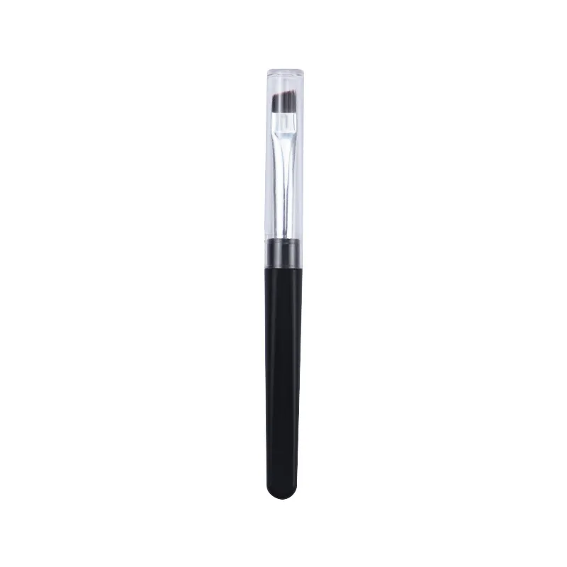 ★▲1PC Portable Eyeshadow Makeup Brushes Travel Size Makeup Brushes Eyebrow Silicone Glit Essential Cosmetic Tools With Lid — image 6