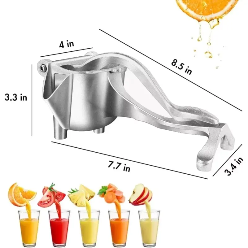 Manual Juicer Fruit Juice Squeezer Detachable Heavy Duty Citrus Squeezer Extractor Tool Premium Quality Metal Alloy Squeezer — image 6