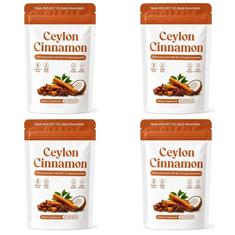Ceylon Cinnamon Extract Softgels with MCT Oil Antioxidant Support and Metabolism Support Highly Bioavailable 30 Softgels — image 11