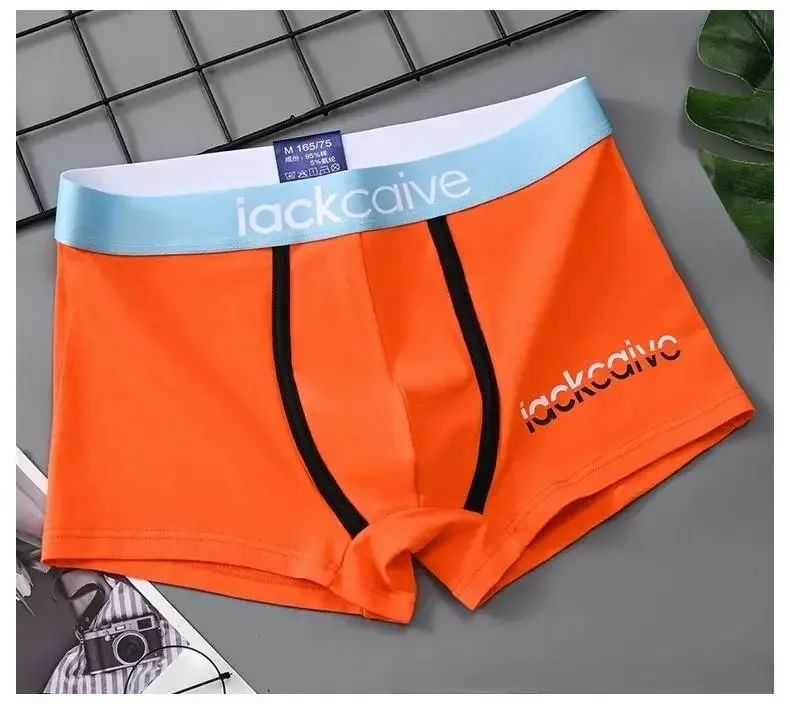 3 pçs calcinha masculina de algodão boxers masculino respirável homem boxer impresso cuecas confortáveis shorts masculinos roupa interior M-3XL — image 20