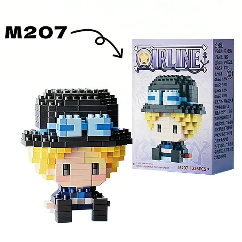 Anime Building Block Chopper Buggy Assembly Micro Building Block Zoro Robin Character Model Mini Bricks Figure Toys For Gift — image 9