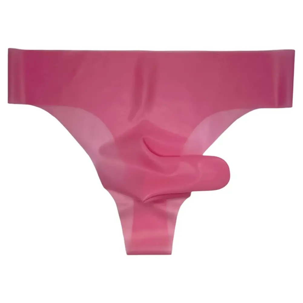 Sexy Nightwear Mens Latex Underwear Comfortable Latex Safety Panties Men\'s Thongs Brand New Condition Classic Brief Style — image 3