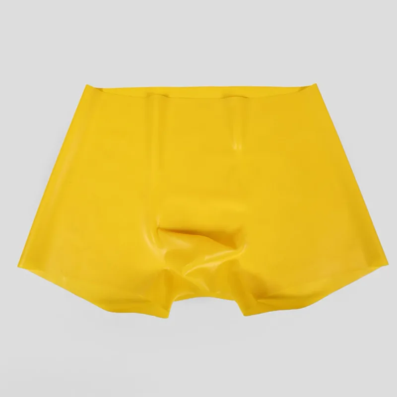 Mens Latex Boxer Briefs Underpants See-Through Rubber Safety Panties Low Waist Seamless Underwear for Sensory Appeal — image 14
