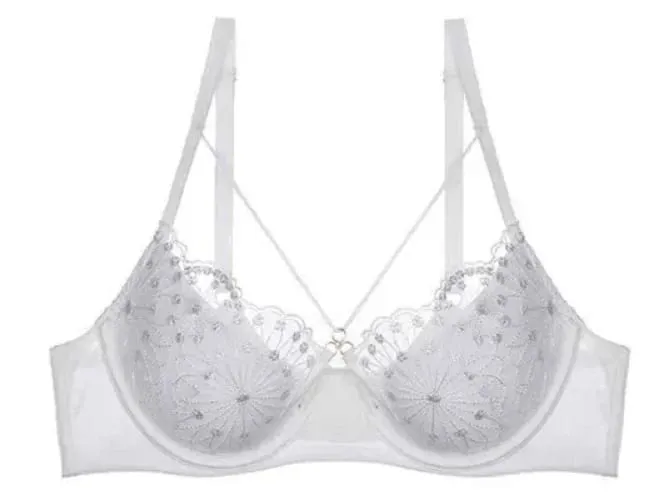 Pure Desire Sexig fransk spetsbh för kvinnor Sommar Tunn Cup Push-Up BH Casual Mode Underkläder Underkläder 34‑40 BANERDANNI — image 8