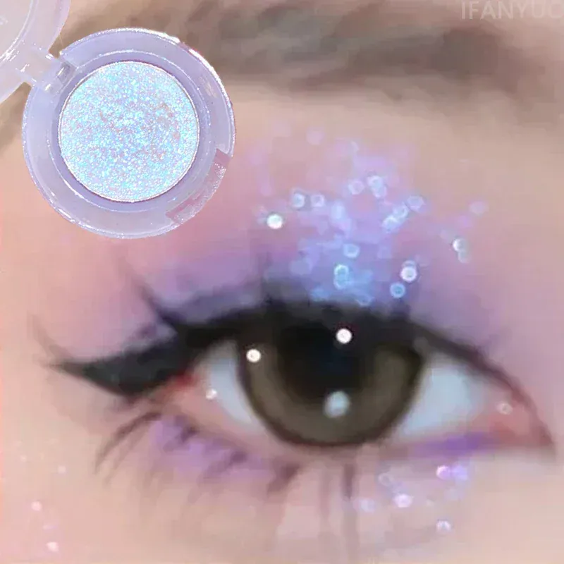 Diamond Glitter Monochrome Eyeshadow Palette Sequins Pearlescent Highlighter Powder Makeup Brighten Shiny Eyes Makeup Cosmetics — image 2