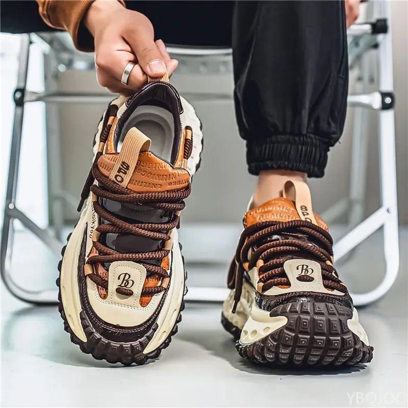 Men's Spring Summer New Fashionable Versatile Thick soled Height Increasing Shoes Casual Comfortable Men's Sports Shoes — image 2