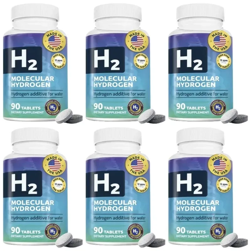 Comprimidos de hidrogênio molecular com magnésio para beber água, relaxamento muscular, energia, metabolismo, suporte para saúde óssea, 90 comprimidos — image 11