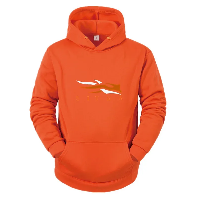 2026 Bagong SITKA Letter Printed Fashion Men's Street Harajuku Y2K Autumn/Winter Hoodie Hip Hop Warm Sports and Leisure Clothing — image 9
