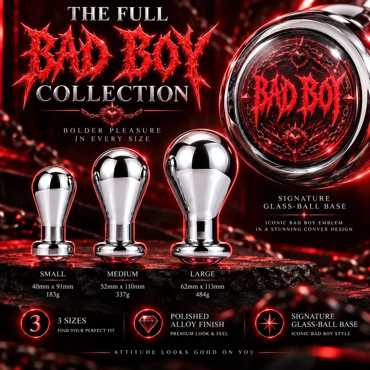 Bad Boy Femboy Gay Locked Metal Anal Plug for Women Men Couples Butt Plug Butt Toy Dildo Masturbator Anal Sex Toy Adult Product — image 4