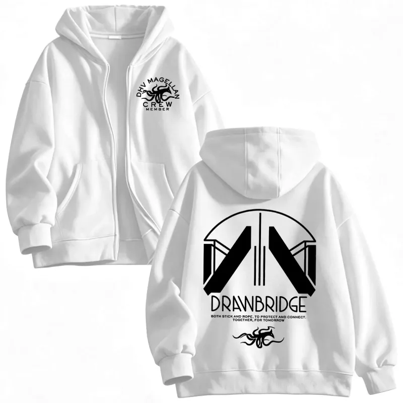 DHV MAGELLAN Crew Member Game DEATH STRANDING 2 on The Beach Zipper Hoodies Men Women Clothing Zip Up Hooded Sweatshirts Jackets — image 9