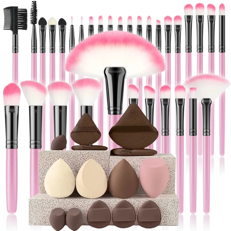 32Pc Makeup Brush Set Cosmetic Tools for Powder Eye Shadow Foundation Blush Blending Beauty Makeup Brush Kit for Makeup Starters — image 20