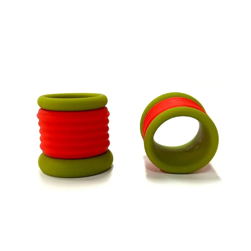 Removível masculino pênis bloqueio galo anel conjunto ereção atraso tempo ejaculação pênis anel ampliação bola maca brinquedo sexo homem grande — image 4
