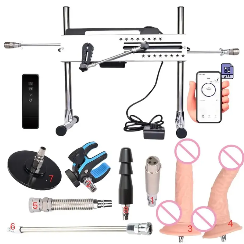Rough Beast APP Control Makapangyarihang Sex Machine para sa Babae at Lalaki Masturbesyon Love Machine na may Dildo Toy Shop Penetration Sextoys — image 30