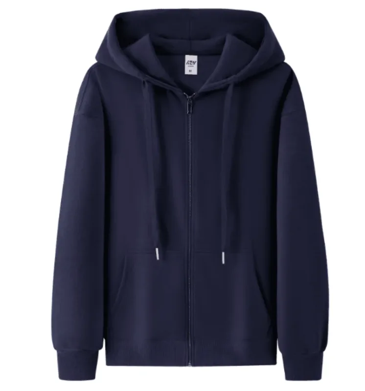 Moletom com capuz da moda, moletom com capuz, jaqueta com zíper personalizada, cardigã, logotipo impresso, logotipo bordado, roupas de algodão puro masculino e feminino — image 21