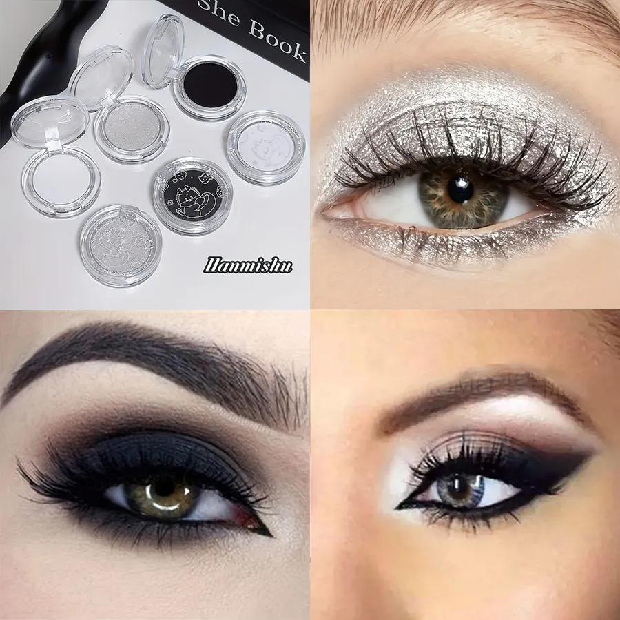 Muge Leen Long Lasting Single Eye Shadow Three Textures for Eye Makeup & Facial Brightening Cosmetic Gift — image 2