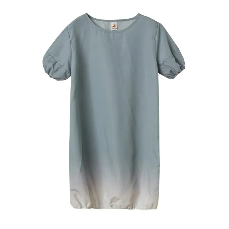 2026 Europe and America's New Large-sized Women's Clothing New Casual Gradient Dress