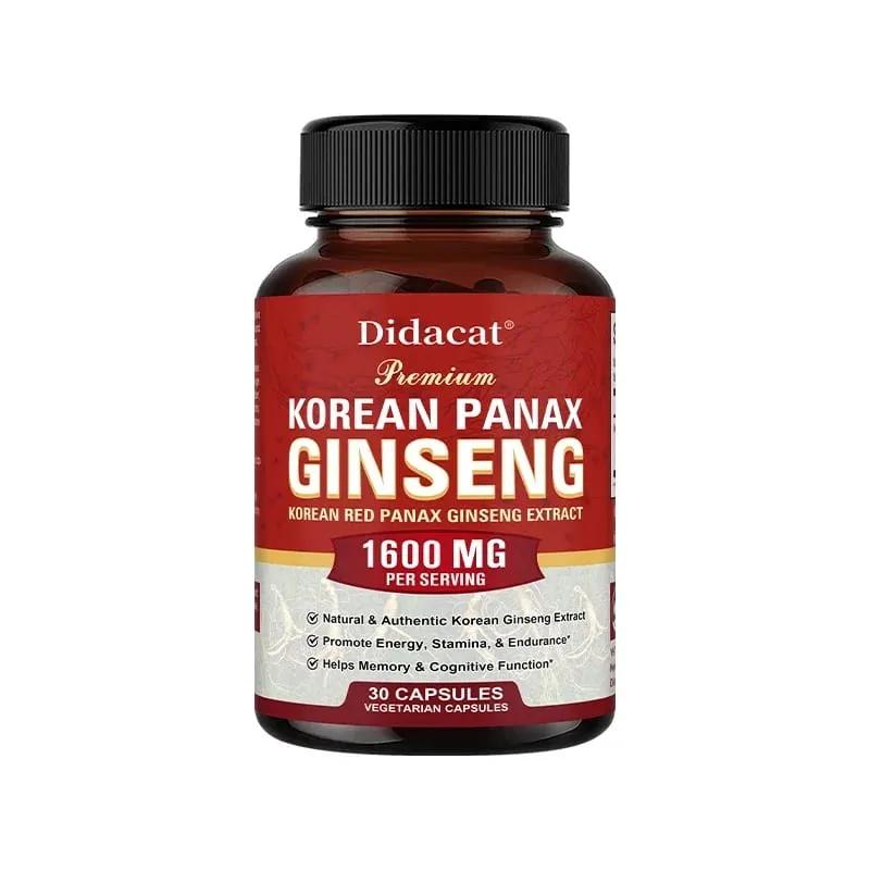 Korean Red Ginseng Capsules | Powerful Ginsenosides To Boost Energy Focus Stamina Vitality and Strengthen The Immune System — image 8