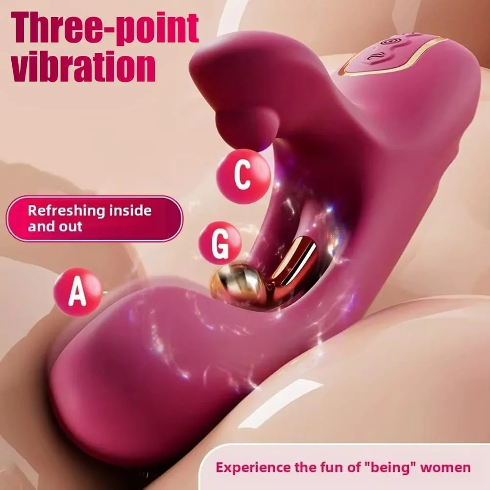 3in1 Thrusting Dild Vibrator for Women G-spot Stimulator Masturbator Clitoris Stimulator Sex Toys Female Goods for Adults — image 2