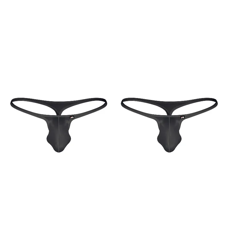 Men's Underwear Japanese Style Ultra-Thin Ice Silk Thong Low Waist Elastic Comfortable T-Back — image 11